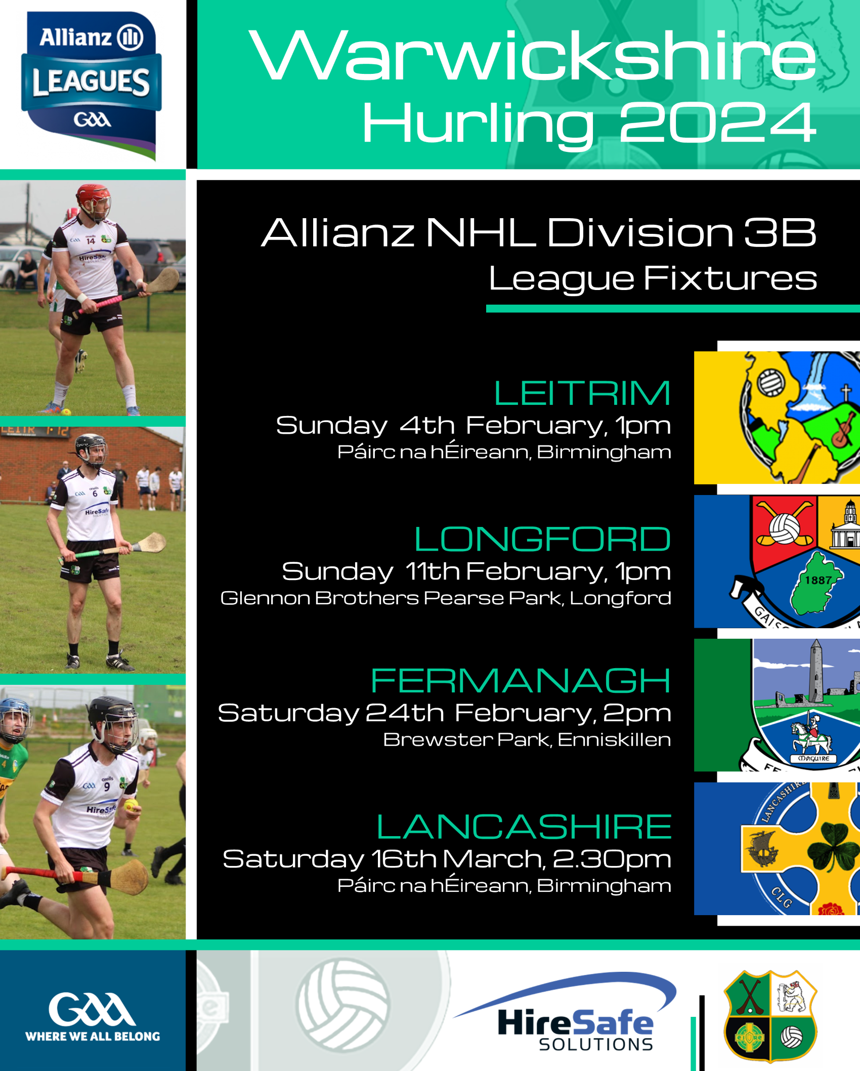 GAA Fixtures and Results - League Gaelic Football & Hurling 2024